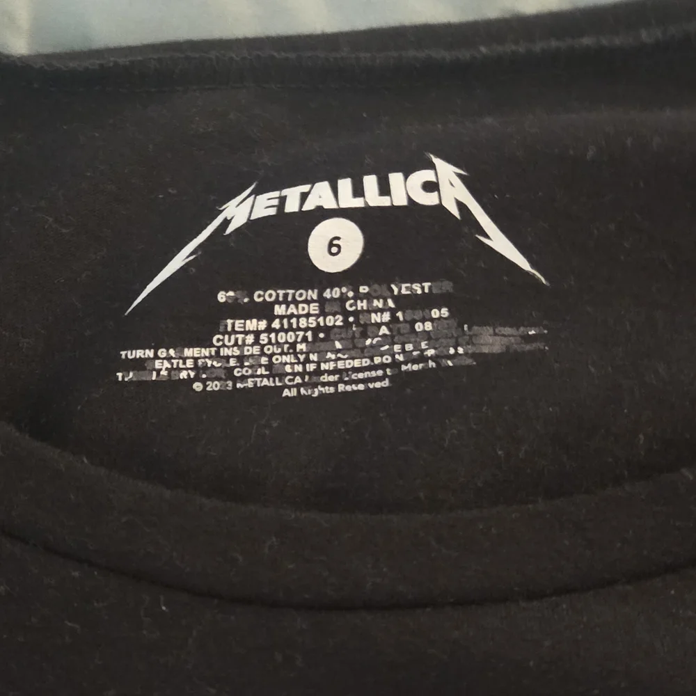 Torrid 6x Metallica Dolman Sleep Tunic - Picture 6 of 8